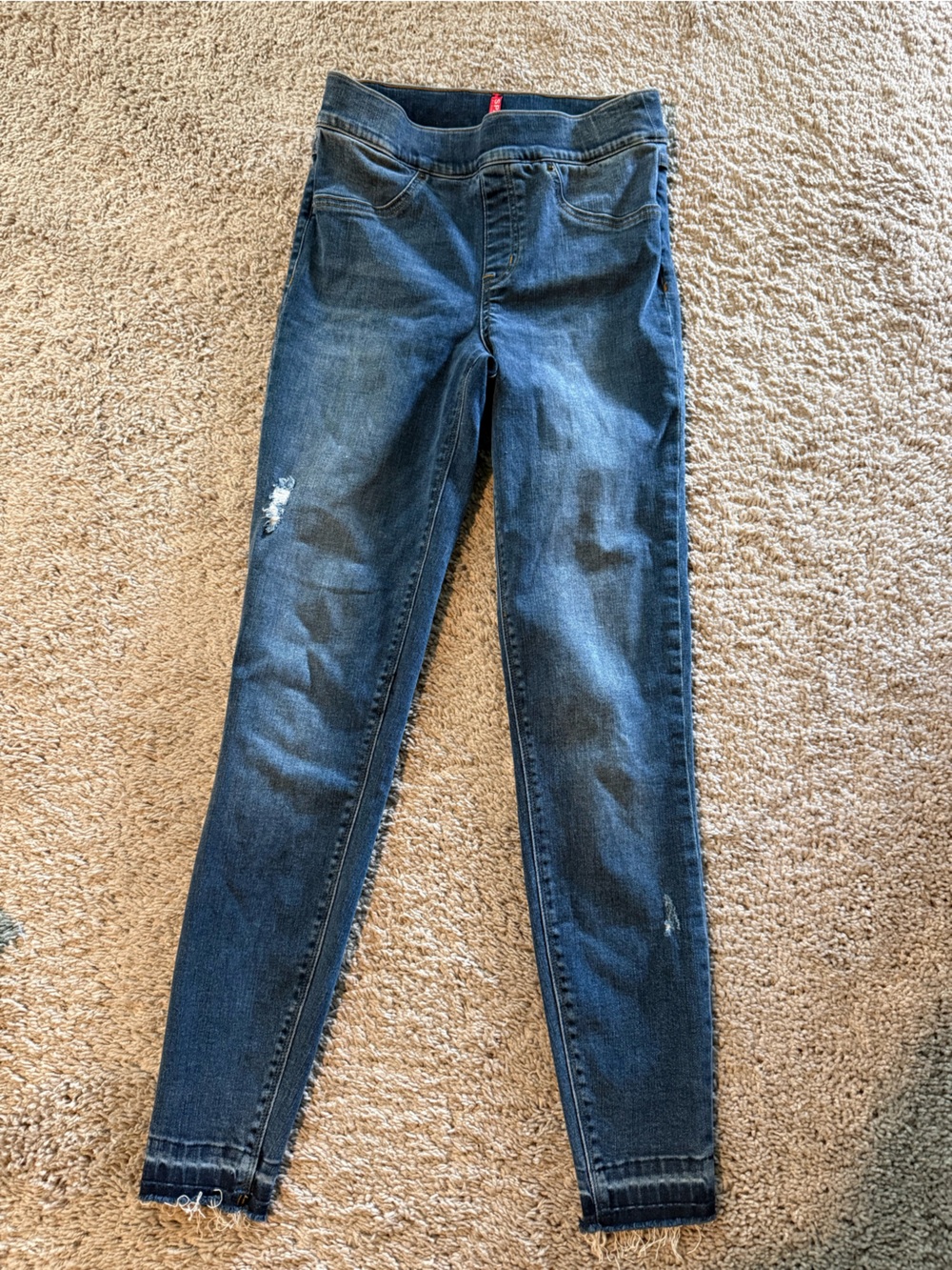SPANX Dark Blue Denim Jeggings